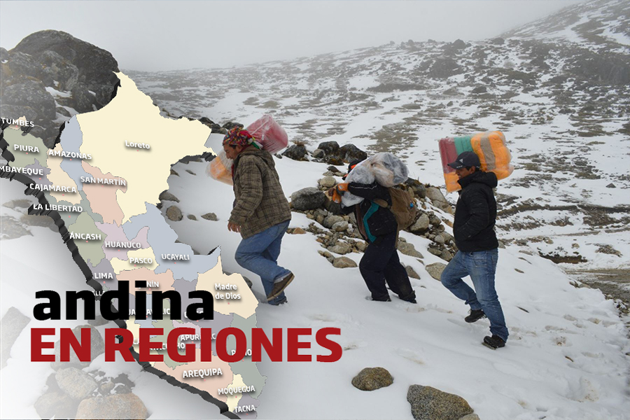 Andina en Regiones: zonas altas de Arequipa soportarán hasta 14 grados bajo cero